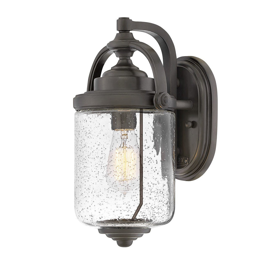 Outdoor Willoughby - Small Wall Mount Lantern-Hinkley Lighting-HINKLEY-2750OZ-Outdoor Post Lanterns-1-France and Son