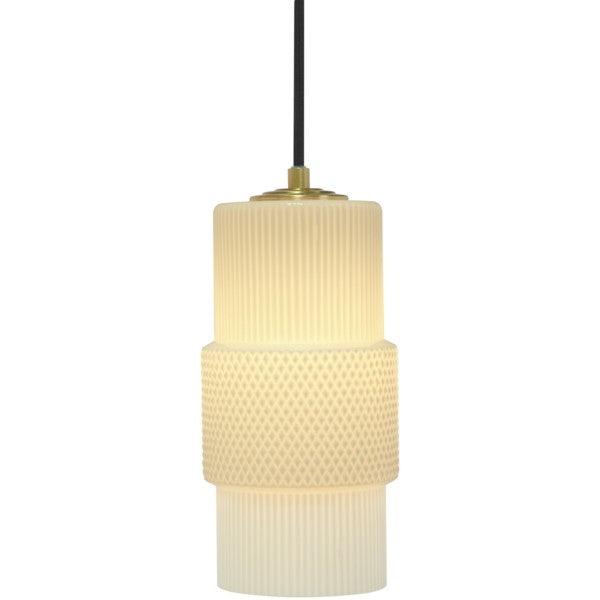 Mimo Cylinder Pendant-Oggetti-OGGETTI-28-MM/CYL/WH/B-PendantsWhite-Brass-5-France and Son