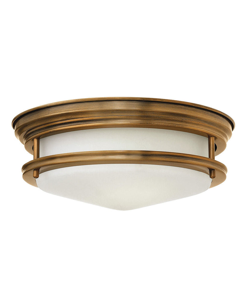 Foyer Hadley - Medium Flush Mount-Hinkley Lighting-HINKLEY-3302BR-Wall LightingBrushed Bronze with Etched Opal-6-France and Son