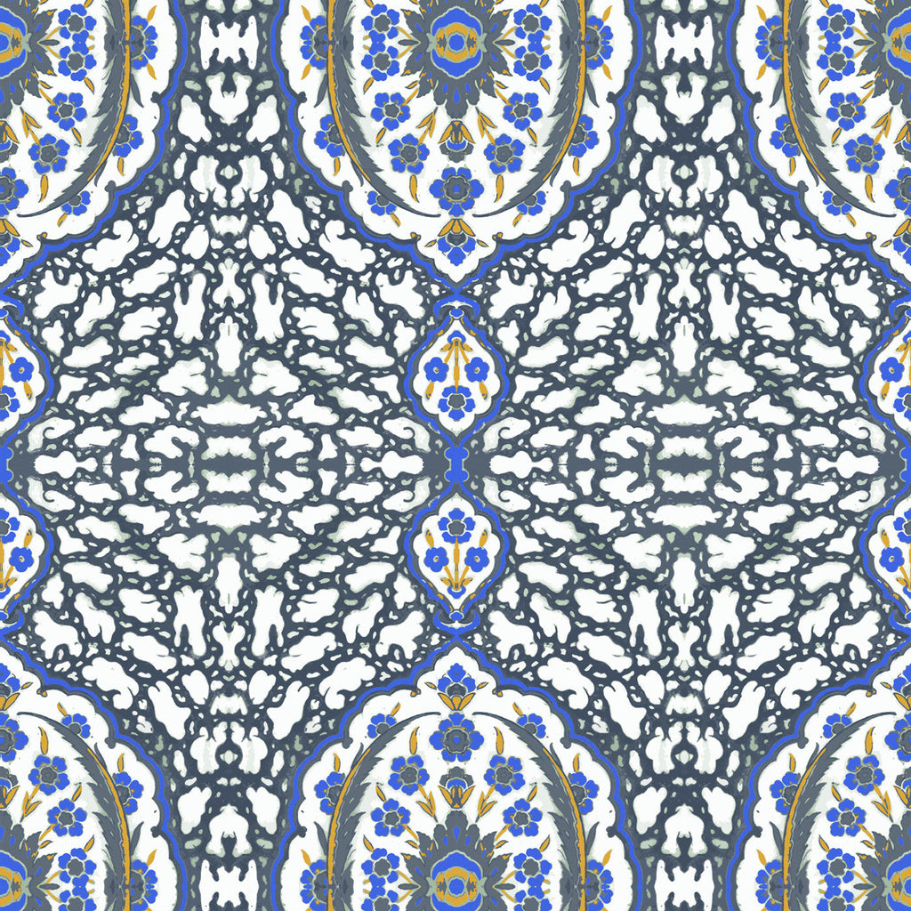 Ottoman Jewel Wallpaper-Mitchell Black-MITCHB-WC380-4-PM-10-Wall DecorPatterns Royal-Premium Matte Paper-11-France and Son