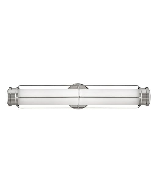 Bath Saylor - Medium LED Sconce-Hinkley Lighting-HINKLEY-54302PN-Bathroom LightingMedium-Polished Nickel-2-France and Son