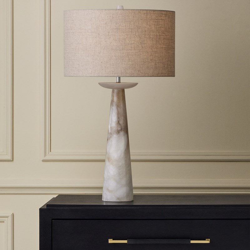 Pharos Alabaster Table Lamp-Currey-CURY-6000-0892-Table Lamps-2-France and Son