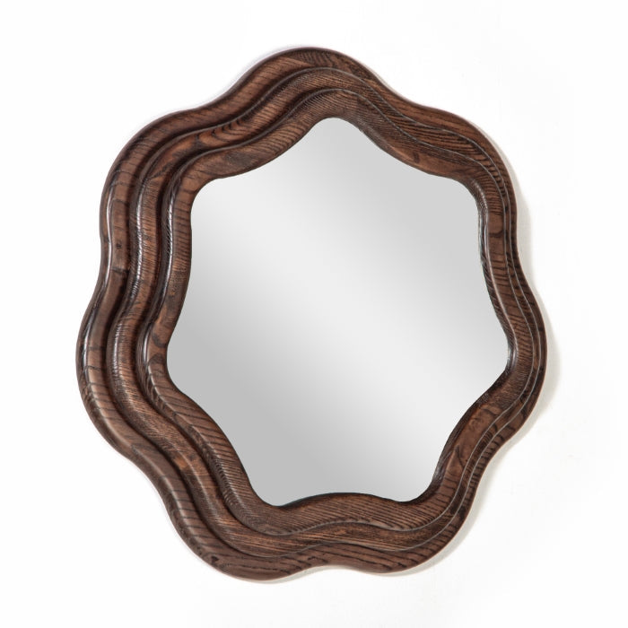 Swirl Round Mirror-Union Home Furniture-UNION-BDM00196-Wall Decor20"-7-France and Son