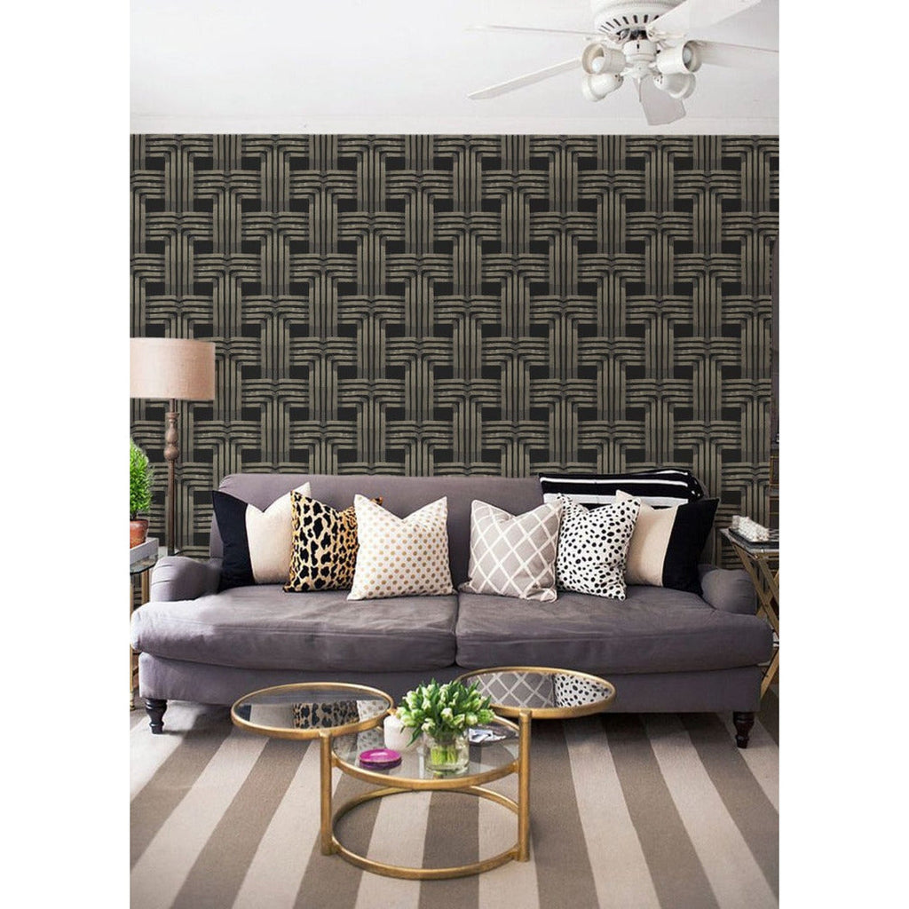 Falls Wallpaper-Mitchell Black-MITCHB-WC400-1-PM-10-Wall DecorPatterns Blackstone-Premium Matte Paper-8-France and Son