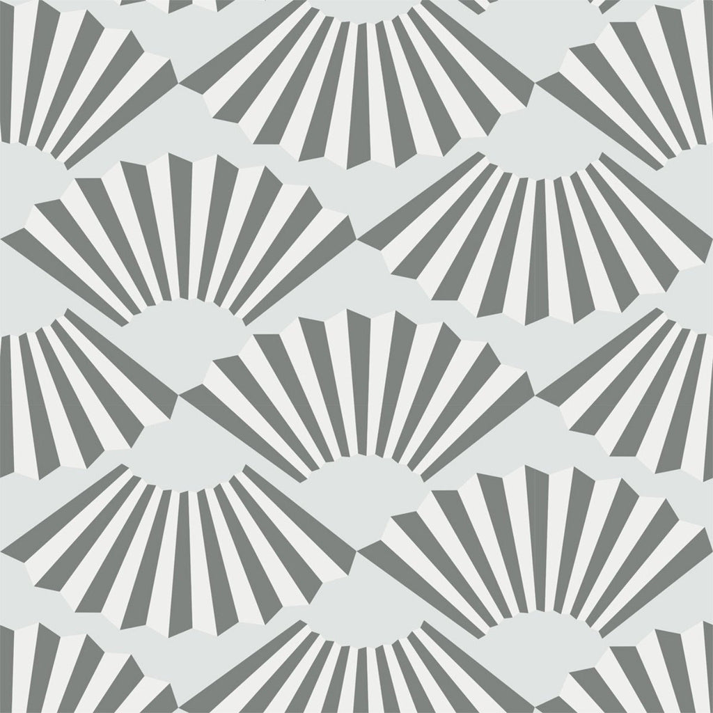 Fanning Out Wallpaper-Mitchell Black-MITCHB-WCJT1-CH-PM-10-Wall DecorPatterns Charcoal-Premium Matte Paper-9-France and Son