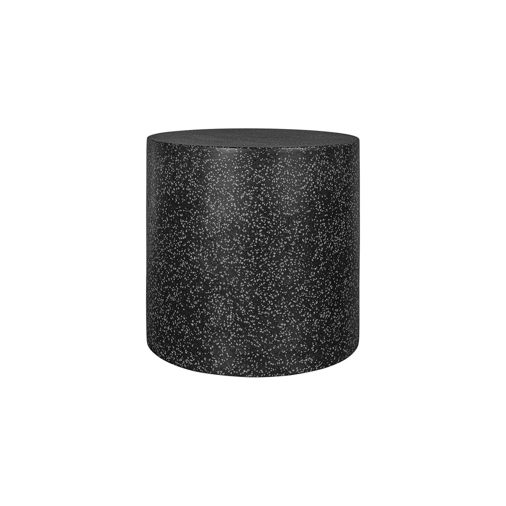 Omi Outdoor Side Table-Moes-MOE-PW-1005-48-Outdoor Side TablesBlack Terrazzo-1-France and Son