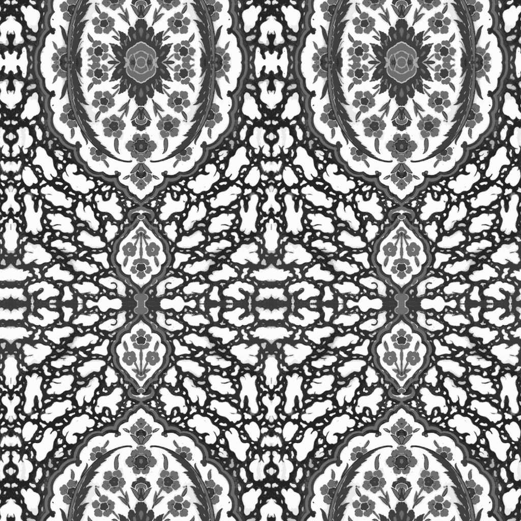 Ottoman Jewel Wallpaper-Mitchell Black-MITCHB-WC380-2-PM-10-Wall DecorPatterns Greys-Premium Matte Paper-3-France and Son
