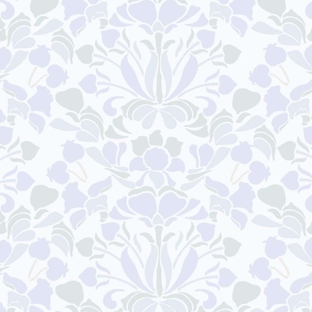 Snapdragon Wallpaper-Mitchell Black-MITCHB-WC381-3-PM-10-Wall DecorPatterns Pale Lavender-Premium Matte Paper-9-France and Son