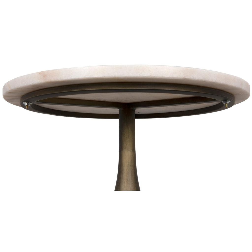 Mateo Side Table - Aged Brass-Noir-NOIR-GTAB985AB-Side Tables-4-France and Son
