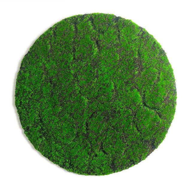Green Wall Disc, "New Moss"-Gold Leaf Design Group-GOLDL-HY8627-19-Wall DecorSmall-1-France and Son