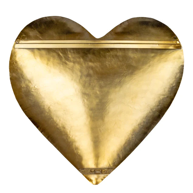 Heart Wall Art-Gold Leaf Design Group-GOLDL-IR8002-H-Wall Decor-2-France and Son